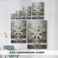 Soft Linen Icicles Whisper - Canvas Art Print