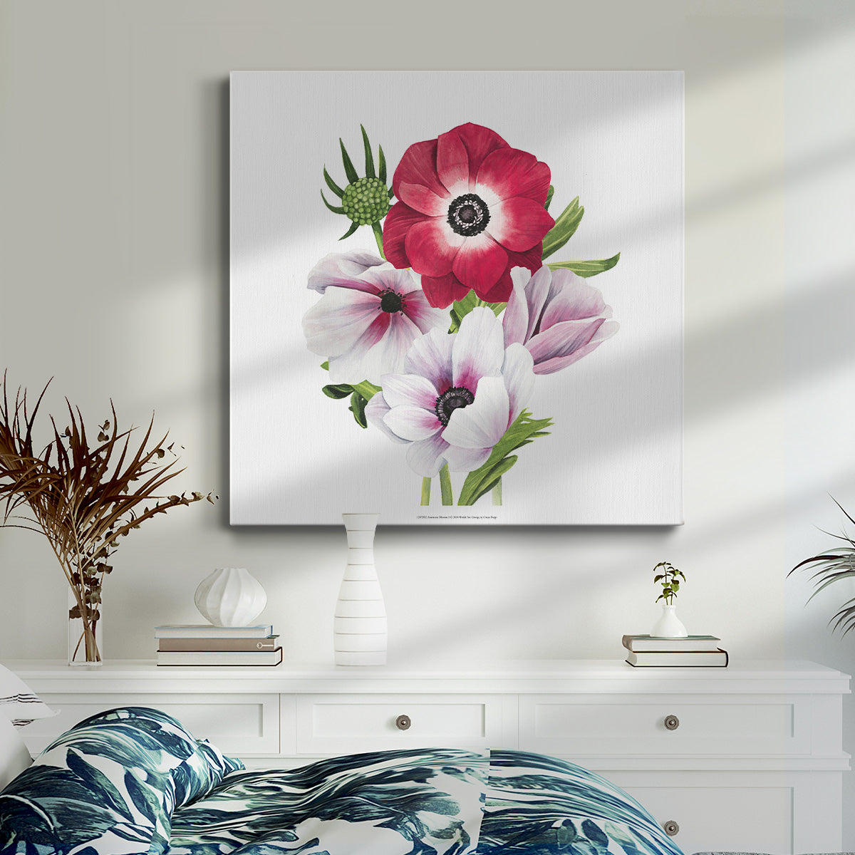 Anemone Blooms I - Canvas Art Print