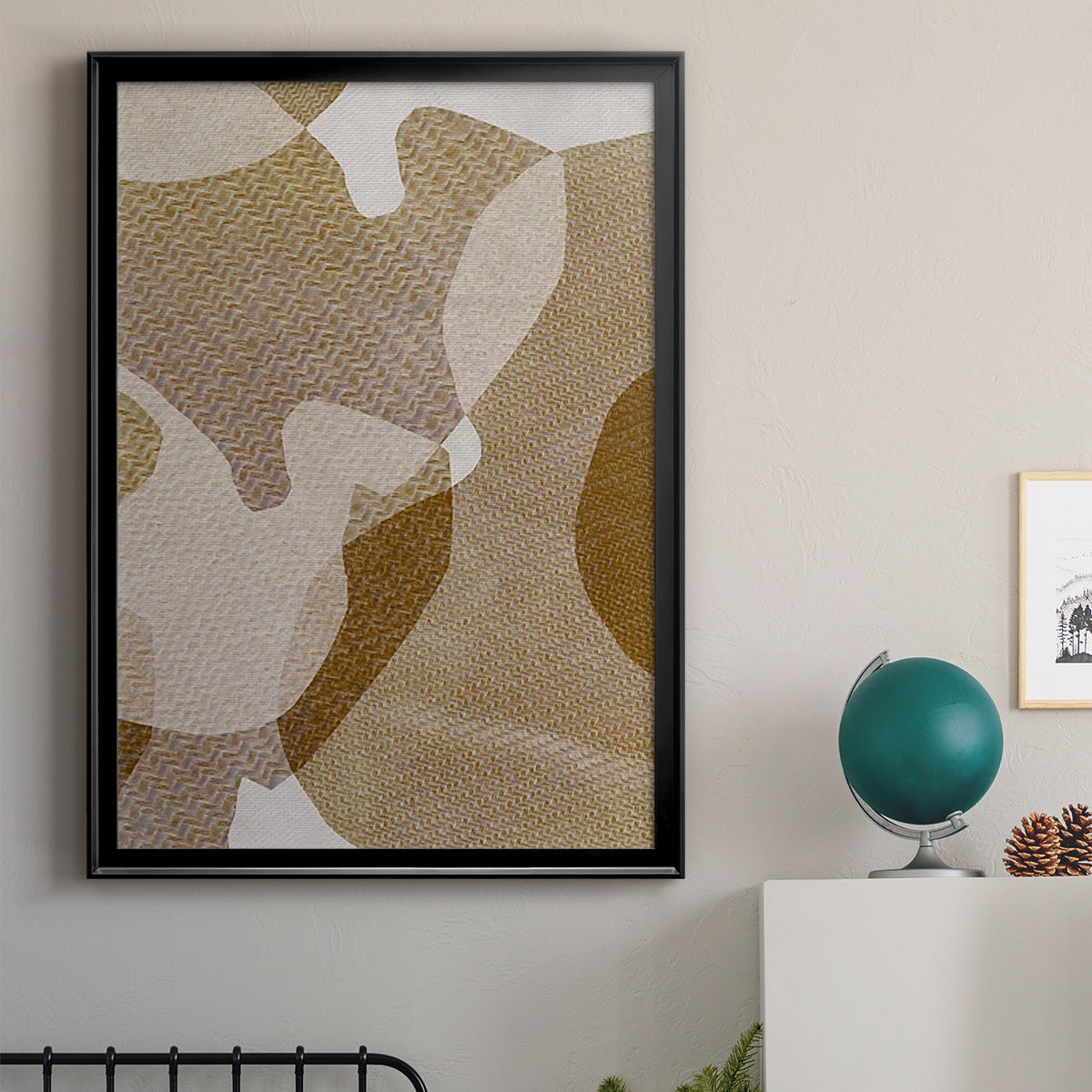 Texture Desert II - Modern Framed Canvas Print