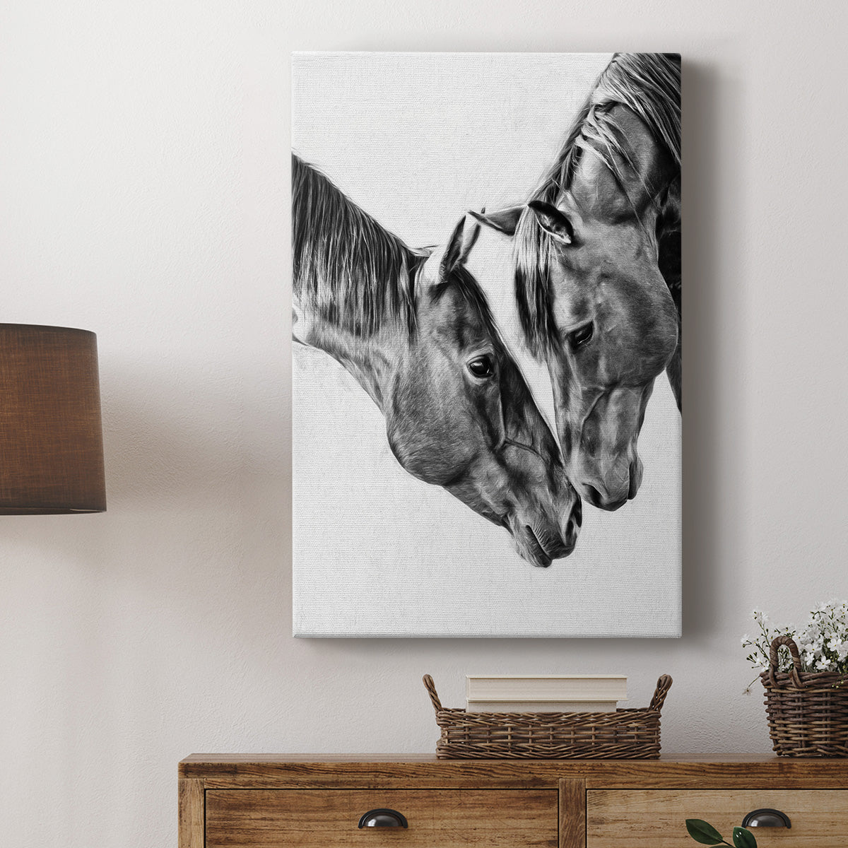 Equine Portrait VI Premium Gallery Wrapped Canvas - Ready to Hang