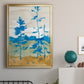 Cerulean Spruce II - Modern Framed Canvas Print