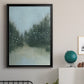 Marsh Morning Fog II - Modern Framed Canvas Print