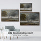 Salisbury Cathedral from the Meadows, c. 1831 - Floater Framed Canvas Print