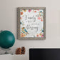 Spring Bird Blessing - Barnwood Framed Canvas Print