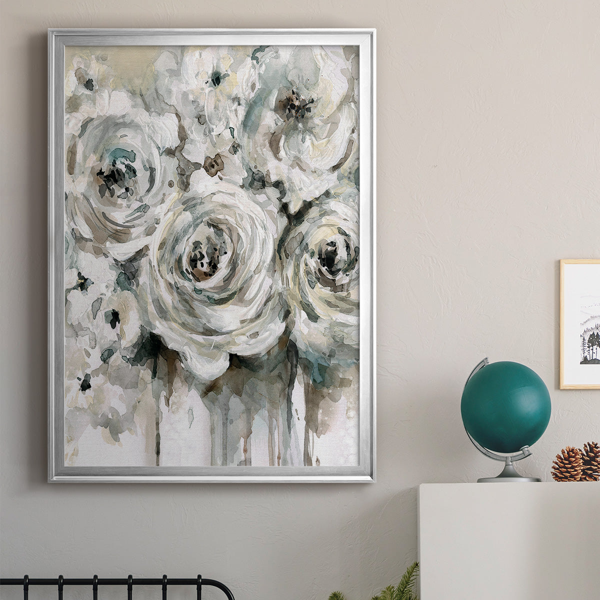 Soft Fragrance II - Modern Framed Canvas Print