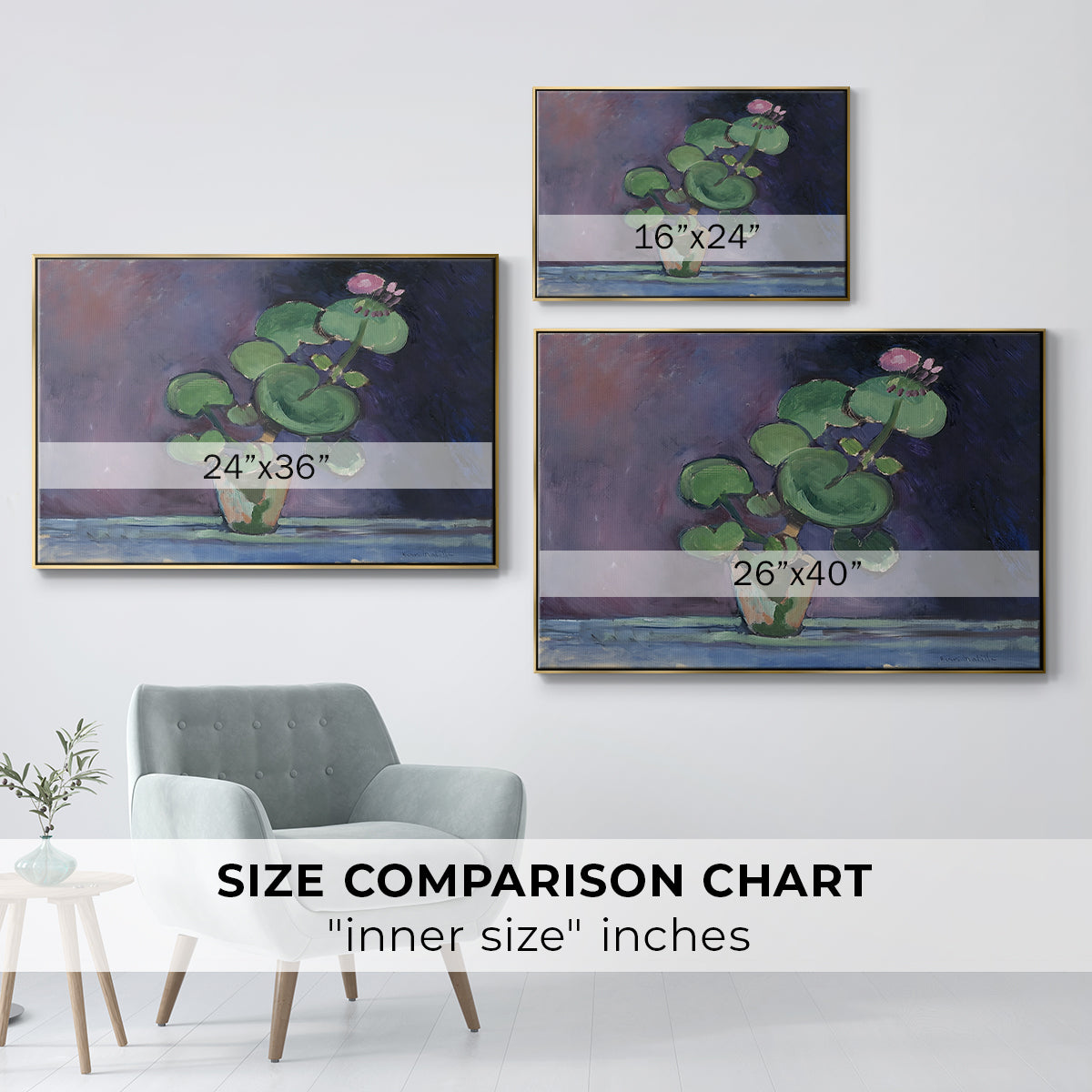 Geranium, 1909 - Floater Framed Canvas Print