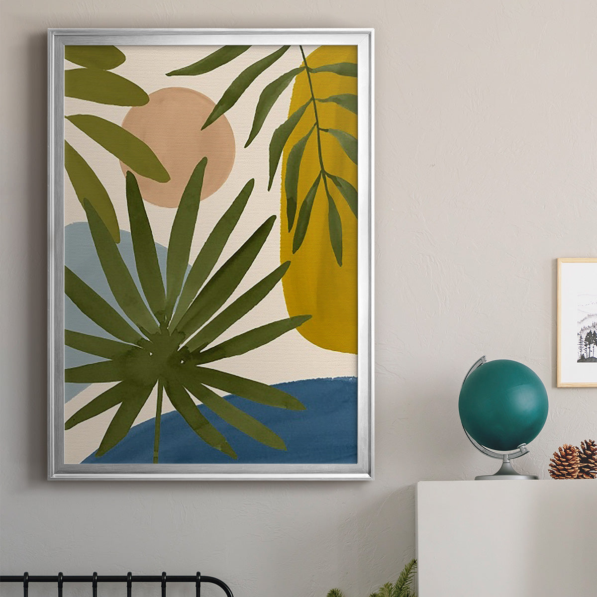 Tropica Tumble II - Modern Framed Canvas Print