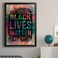 Graffiti Black Lives Matter - Modern Framed Canvas Print