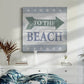 Beach Sign VII-Premium Gallery Wrapped Canvas - Ready to Hang