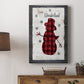 Checkered Snowman II Premium Gallery Wrapped Canvas - Ready to Hang