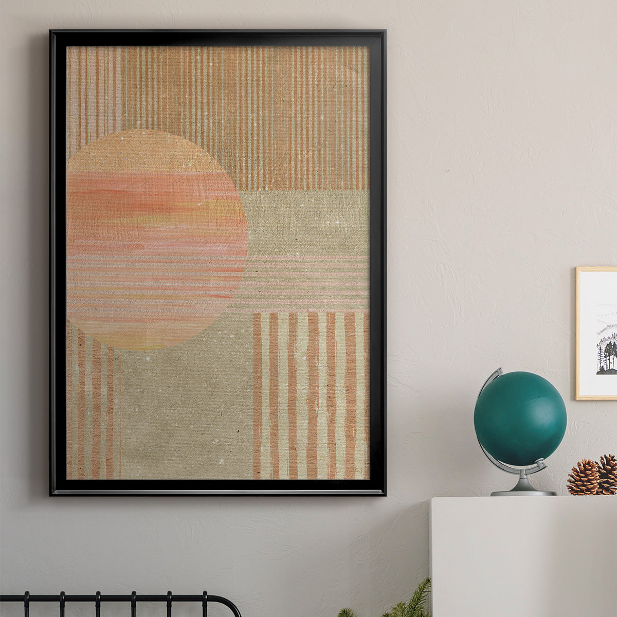 Adobe Sunrise I - Modern Framed Canvas Print