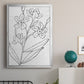 Botanical Sketch I - Modern Framed Canvas Print