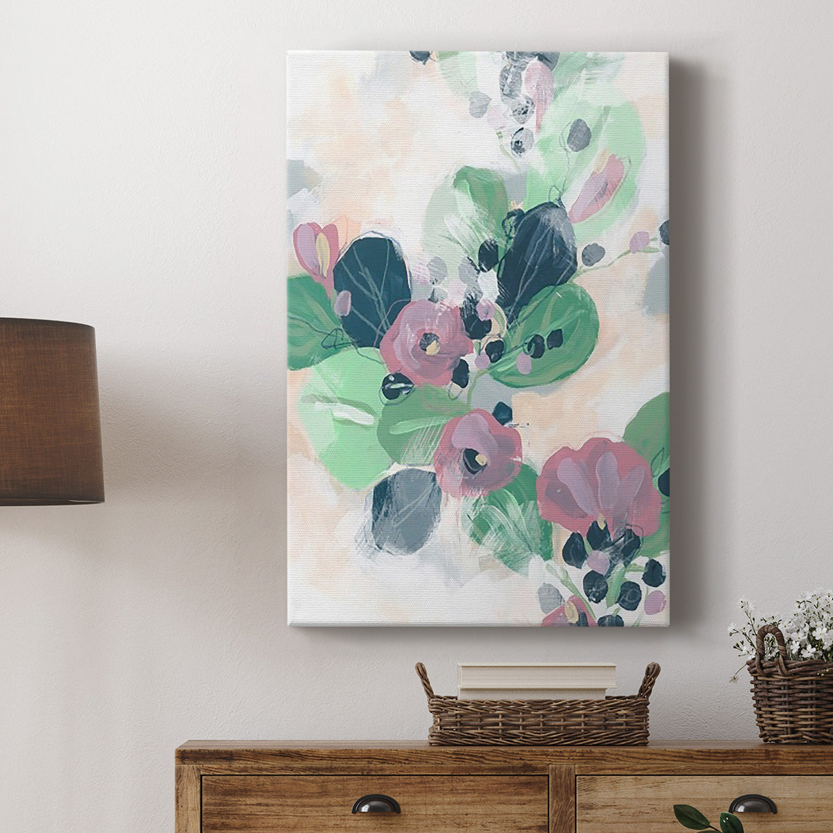 Tropical Branch Fresco I - Canvas Art Print