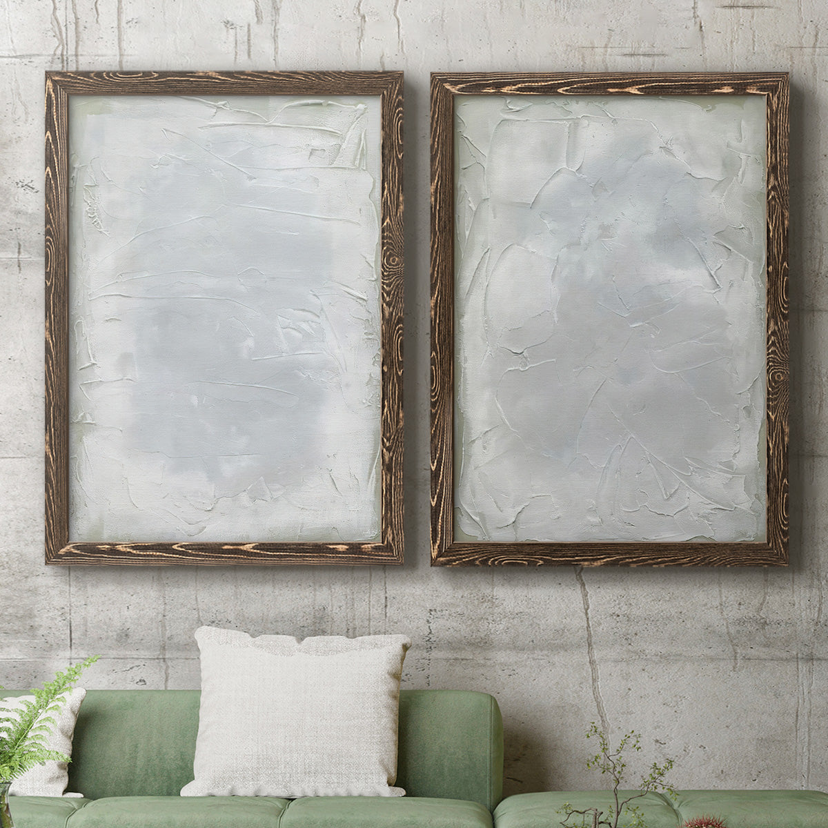 Subtle Transitions I - Premium Framed Canvas 2 Piece Set - Ready to Hang