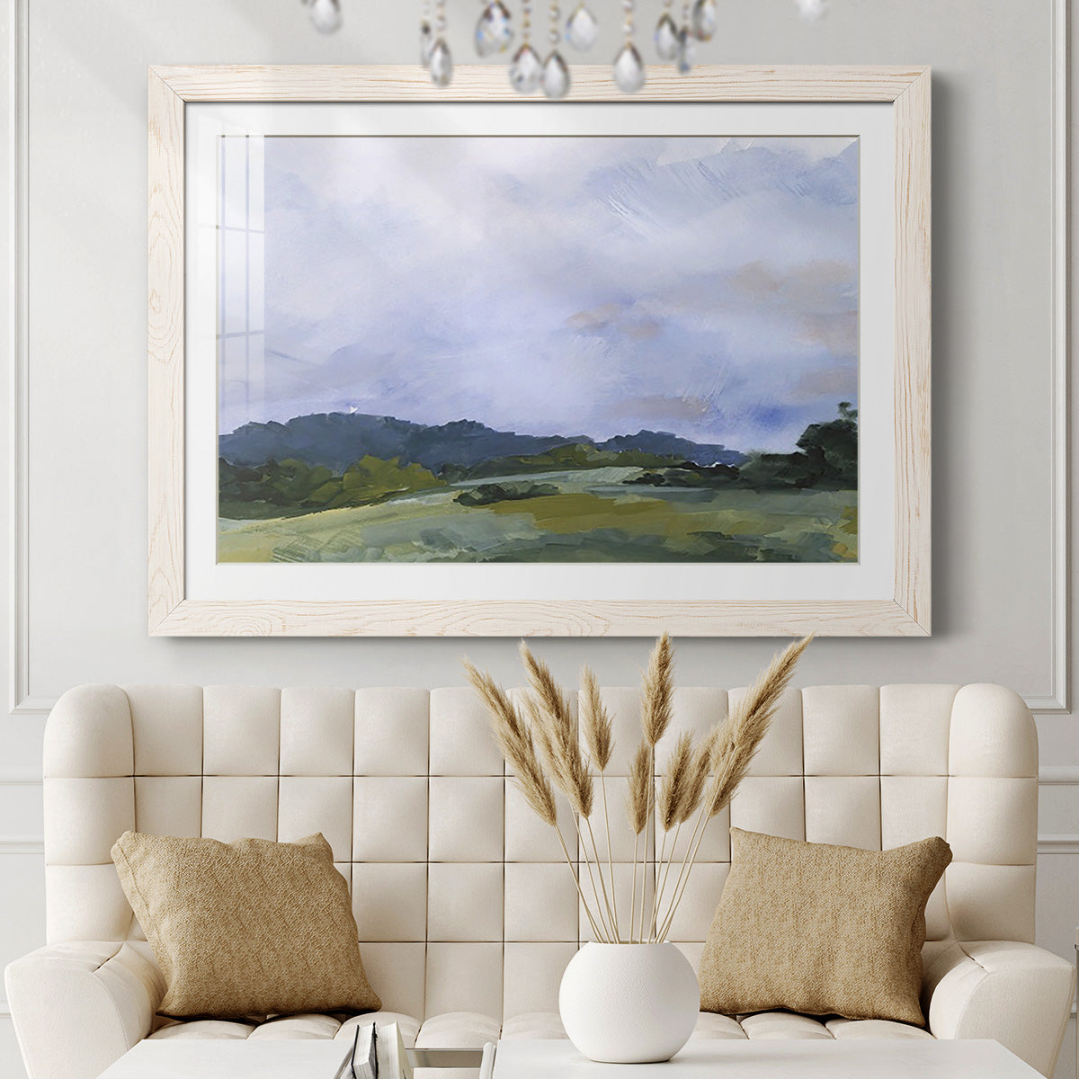 Pastoral Horizons II - Barnwood Framed Art Print