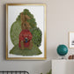 Latte Rabbit in Sweater - Modern Framed Canvas Print