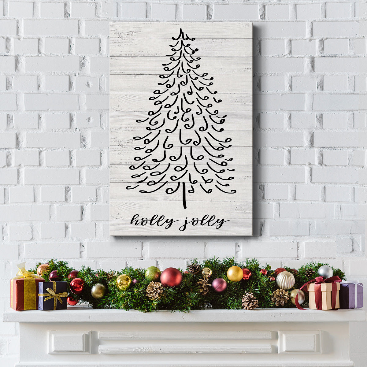 Holly Jolly - Gallery Wrapped Canvas