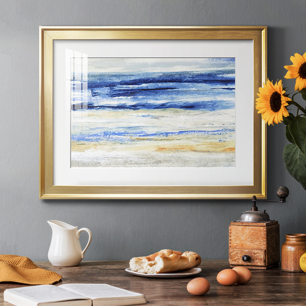 Choppy Seas II - Modern Framed Art Print