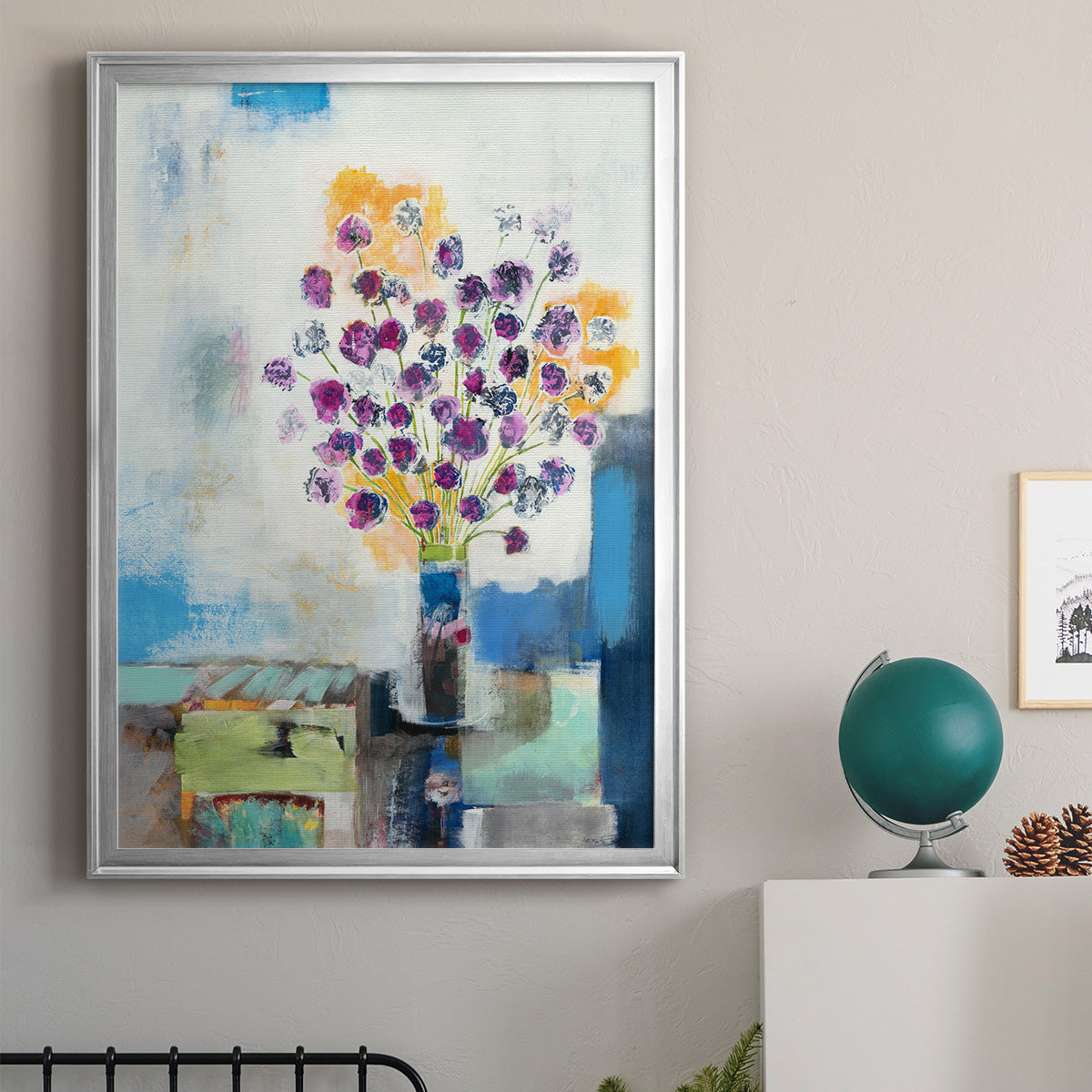 On A Quiet Day - Modern Framed Canvas Print