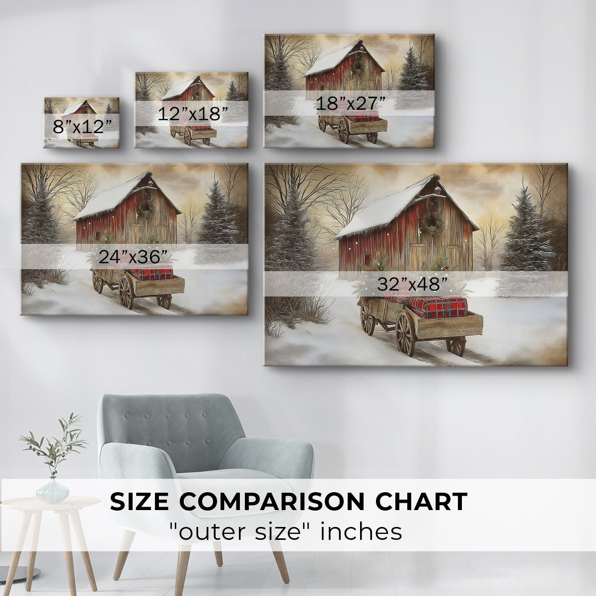 Cathedral of Candlelit Serenade - Canvas Art Print