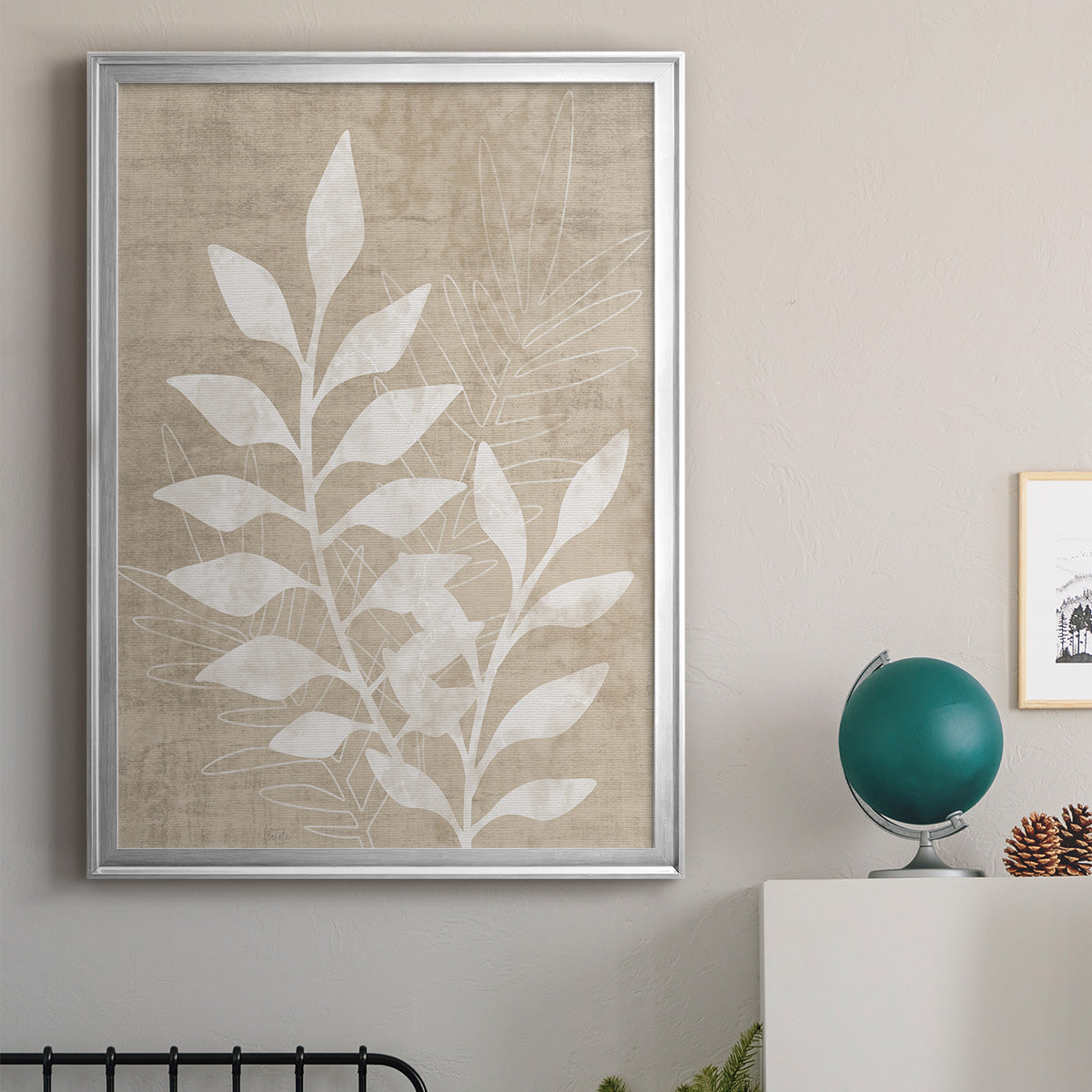 Foliage Retreat I - Modern Framed Canvas Print