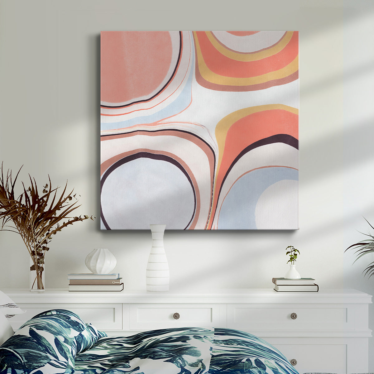 Fluid Rings II - Canvas Art Print