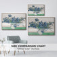 Irises, 1890 - Floater Framed Canvas Print