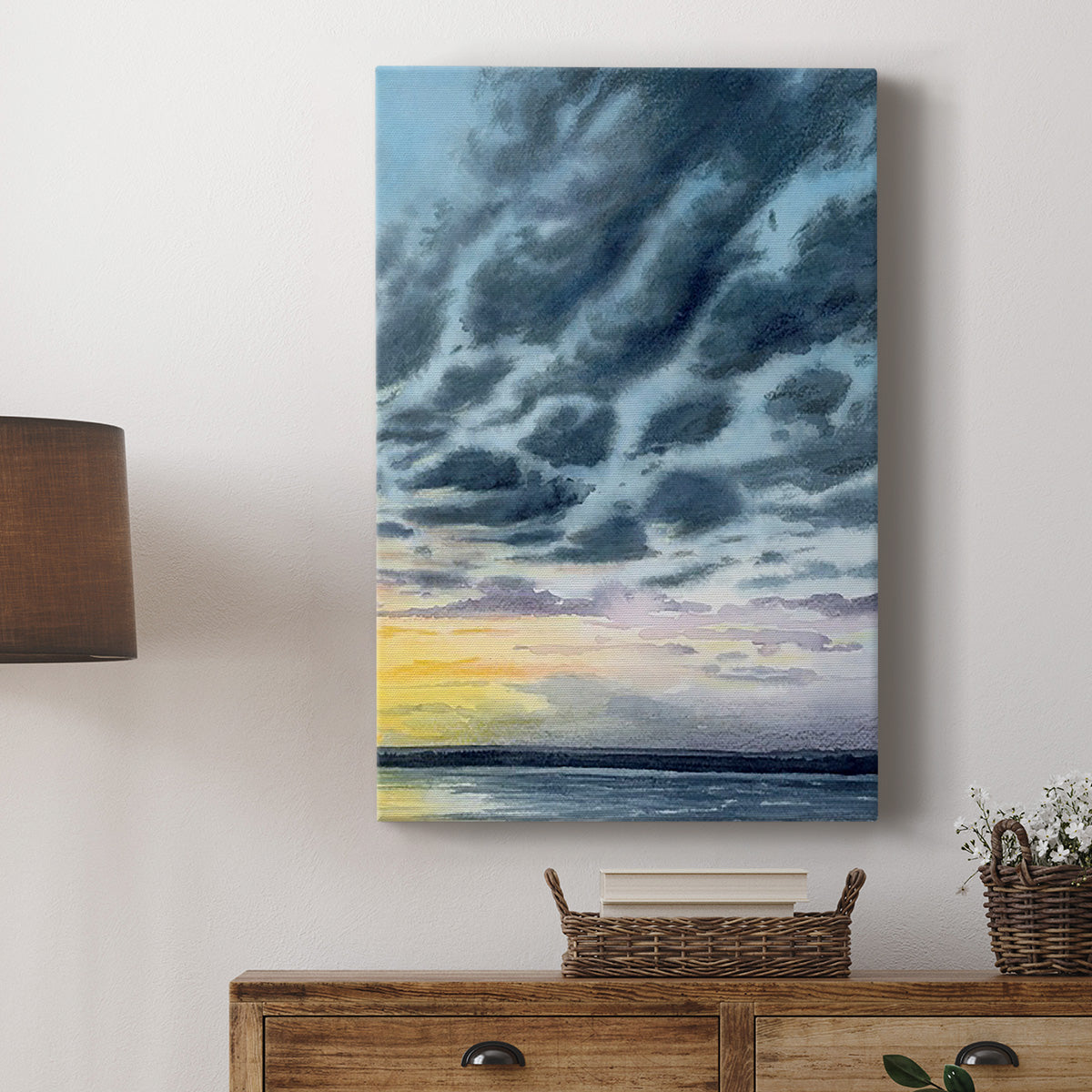 Anastasia Island Sunset II Premium Gallery Wrapped Canvas - Ready to Hang