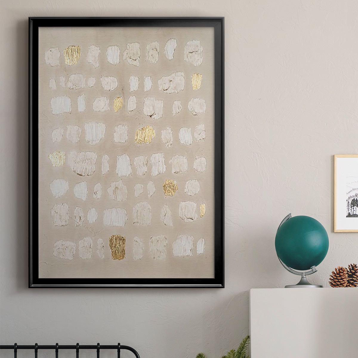 Embellished Cobblestone I - Modern Framed Canvas Print