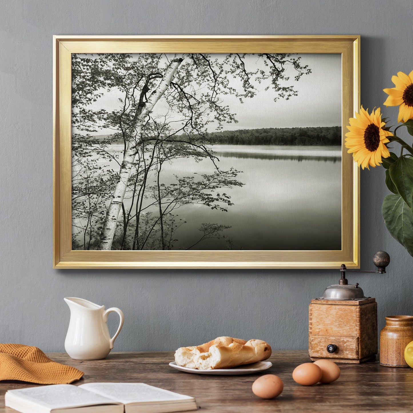 Adirondack Reflections - Modern Framed Canvas Print