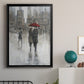 Rain in The City II - Modern Framed Canvas Print