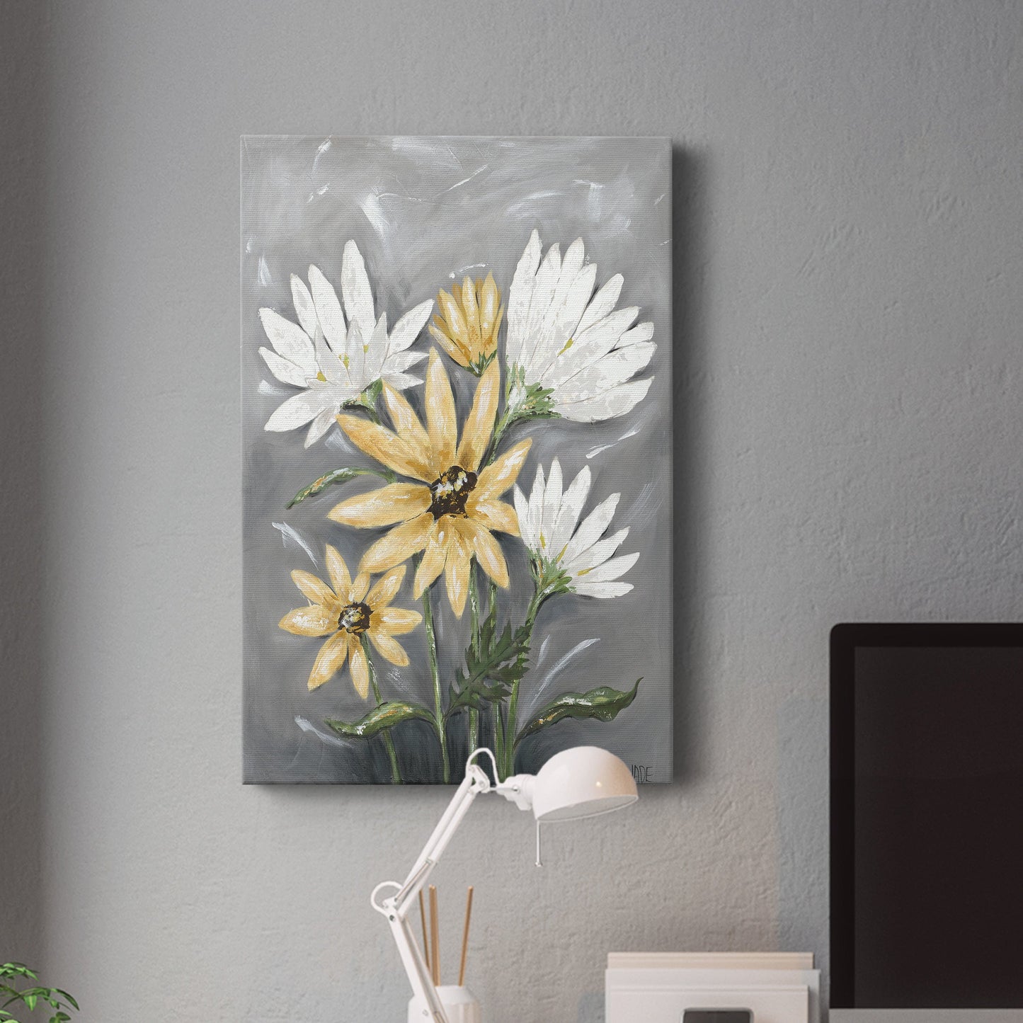 Summer Daisies I Premium Gallery Wrapped Canvas - Ready to Hang