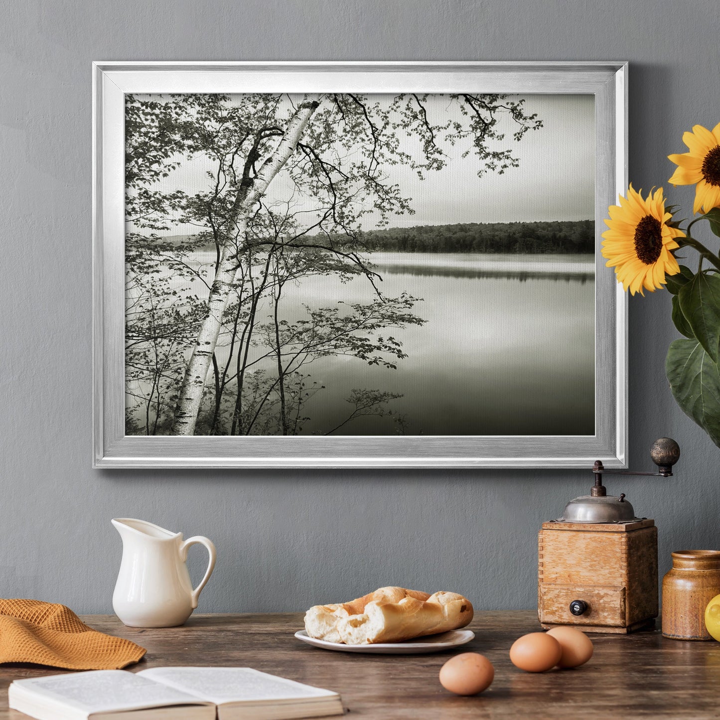 Adirondack Reflections - Modern Framed Canvas Print