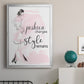 Fashion Changes Style Remains - Modern Framed Canvas Print