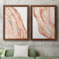 Rose Quartz I - Premium Framed Canvas 2 Piece Set - Ready to Hang