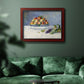 Still Life with Peaches and Grapes Premium Framed Canvas- Ready to Hang