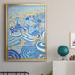 Sky Blue Beach - Modern Framed Canvas Print