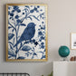 Bluebird Silhouette I - Modern Framed Canvas Print