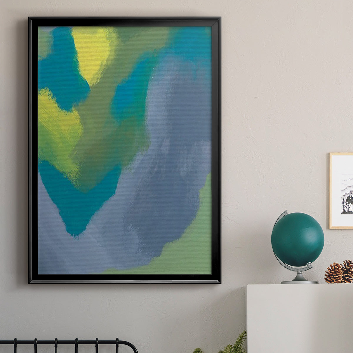 Lost in Memories II - Modern Framed Canvas Print