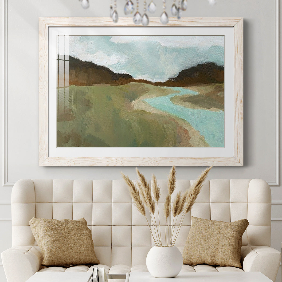 Coldwater Hills I - Barnwood Framed Art Print