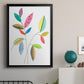 Color Pop Leaves III - Modern Framed Canvas Print