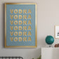 Vodka - Modern Framed Canvas Print