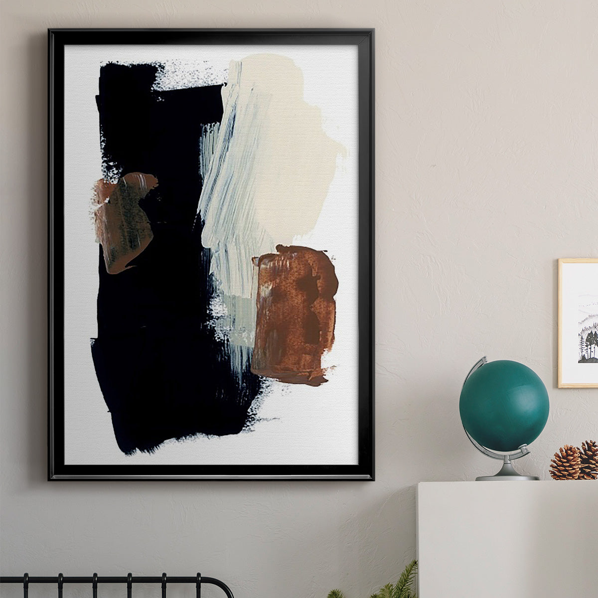 Goldenrod Patch I - Modern Framed Canvas Print