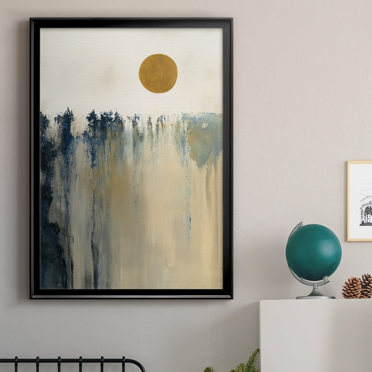 Equilibrium - Modern Framed Canvas Print