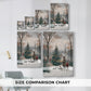 Eve of Soft Linen Evergreen - Canvas Art Print