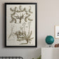 Sepia Botanical Journal VI - Modern Framed Canvas Print