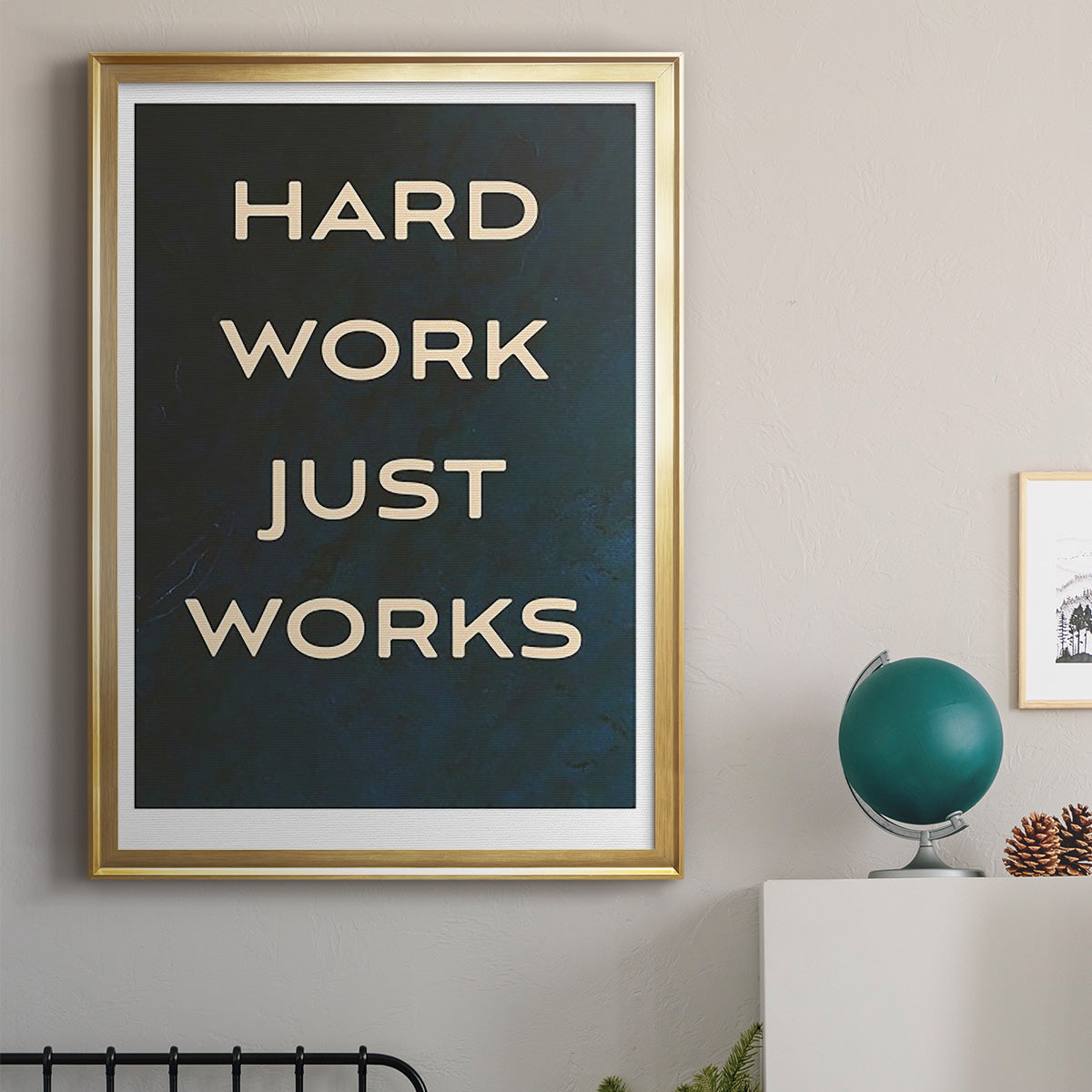 Bro-Inspo I - Modern Framed Canvas Print
