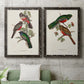 Elegant Trogons V - Premium Framed Canvas 2 Piece Set - Ready to Hang