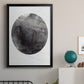 Graphite Moon I - Modern Framed Canvas Print