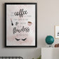 May Your Coffee Be Strong - Modern Framed Canvas Print